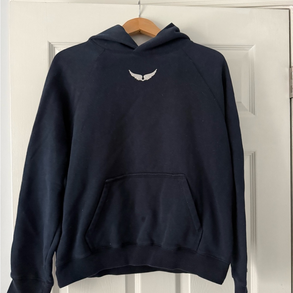 Women’s ZADIG & VOLTAIRE navy blue hoodie